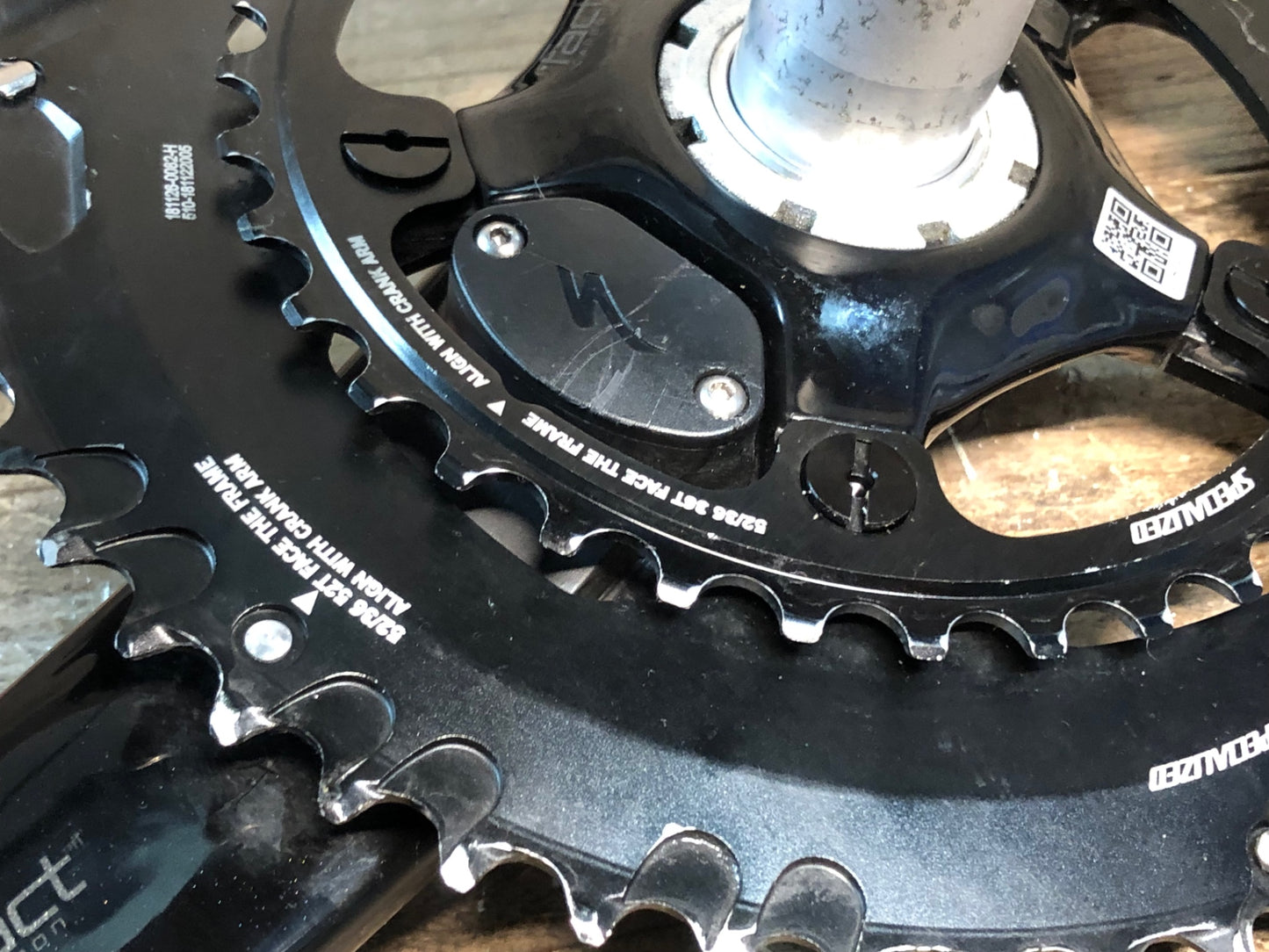 IO071 スペシャライズド SPECIALIZED S-WORKS POWER CRANKS DUAL クランク セット 170mm 52/36T