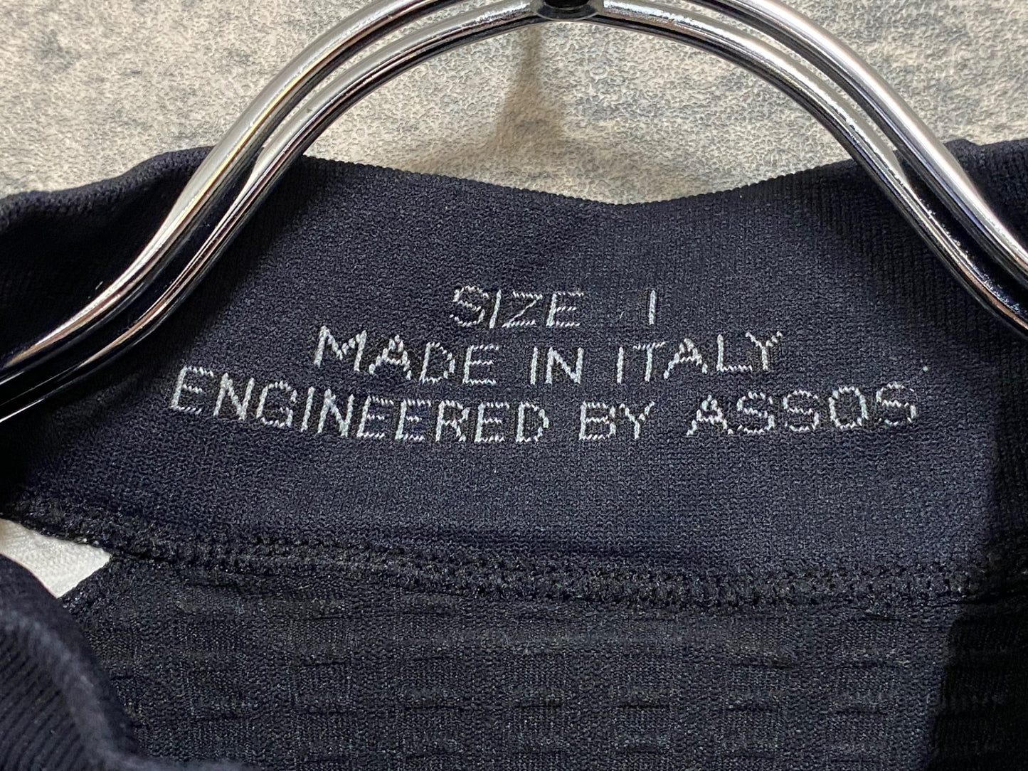 JB299 アソス assos SKINFOIL 4.4 長袖 ベースレイヤー 黒 白 SIZE1 WINTER