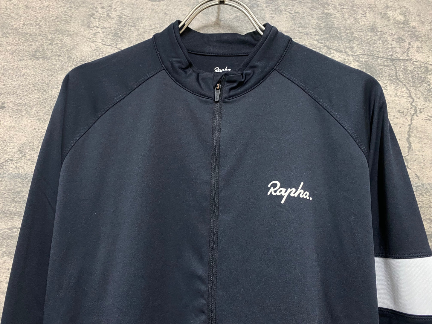 JB037 ラファ Rapha CORE LONG SLEEVE JERSEY 長袖 サイクルジャージ 黒 L 裏起毛
