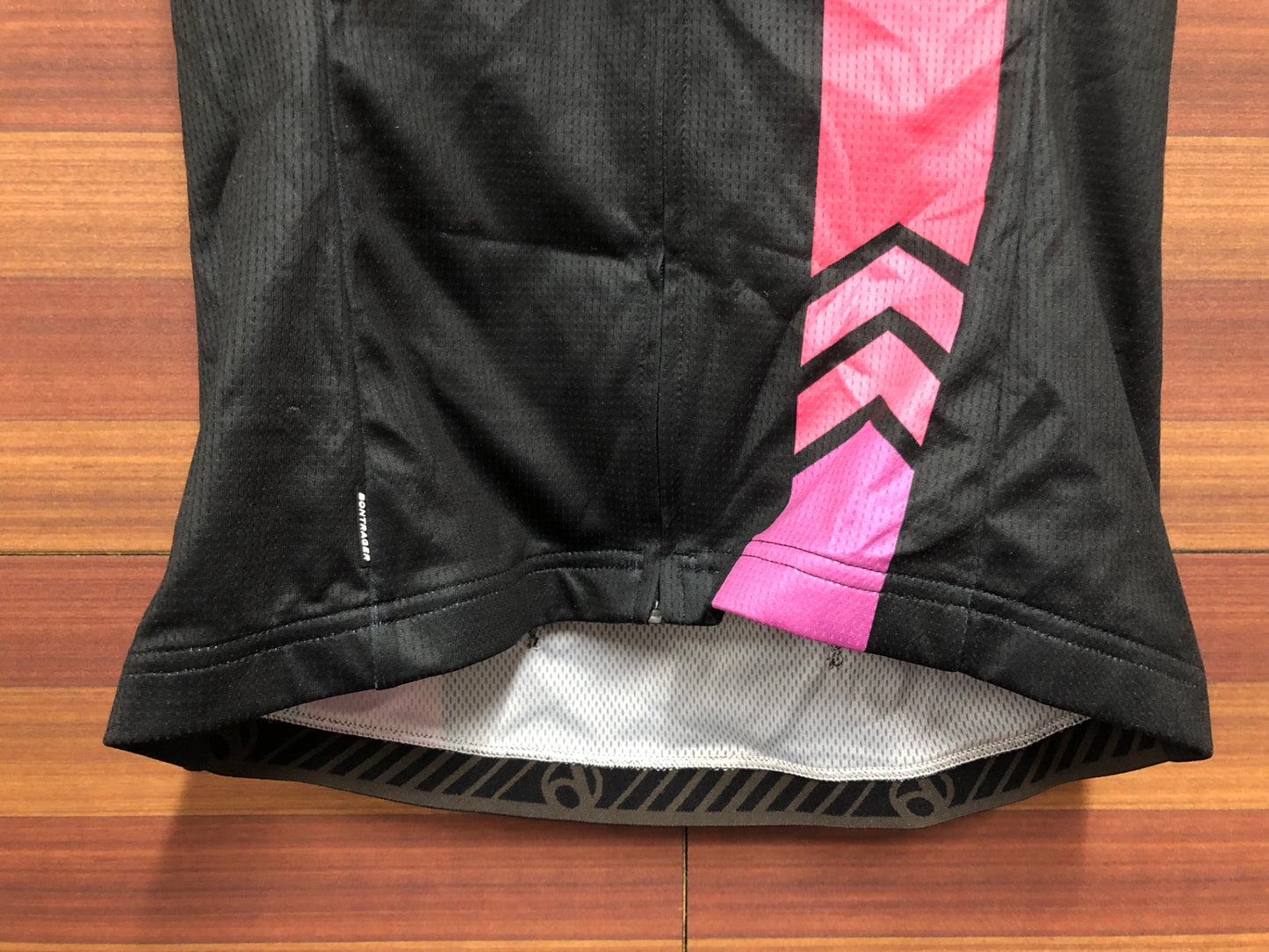 IO344 ボントレガー BONTRAGER 半袖 サイクルジャージ 黒 S レディース