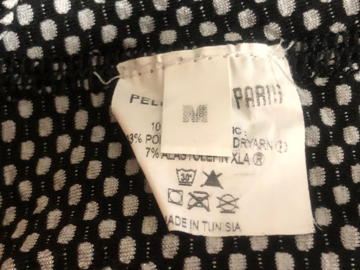 IO510 プロトンド パリ PELOTON DE PARIS 長袖 インナーシャツ 白黒 M