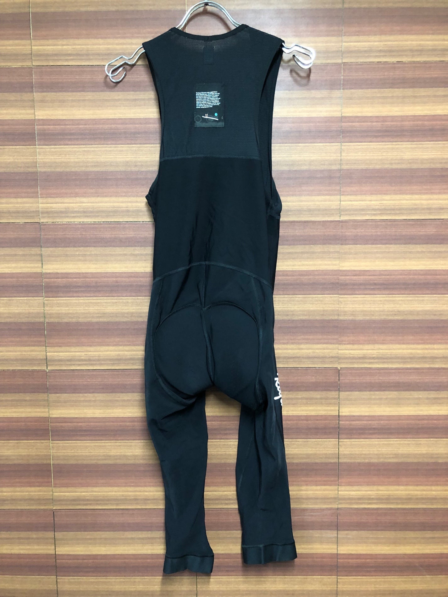 ID482 ラファ Rapha CLASSIC 3/4 BIBSHORTS W/PAD ビブショーツ 黒 S 裏起毛 毛玉