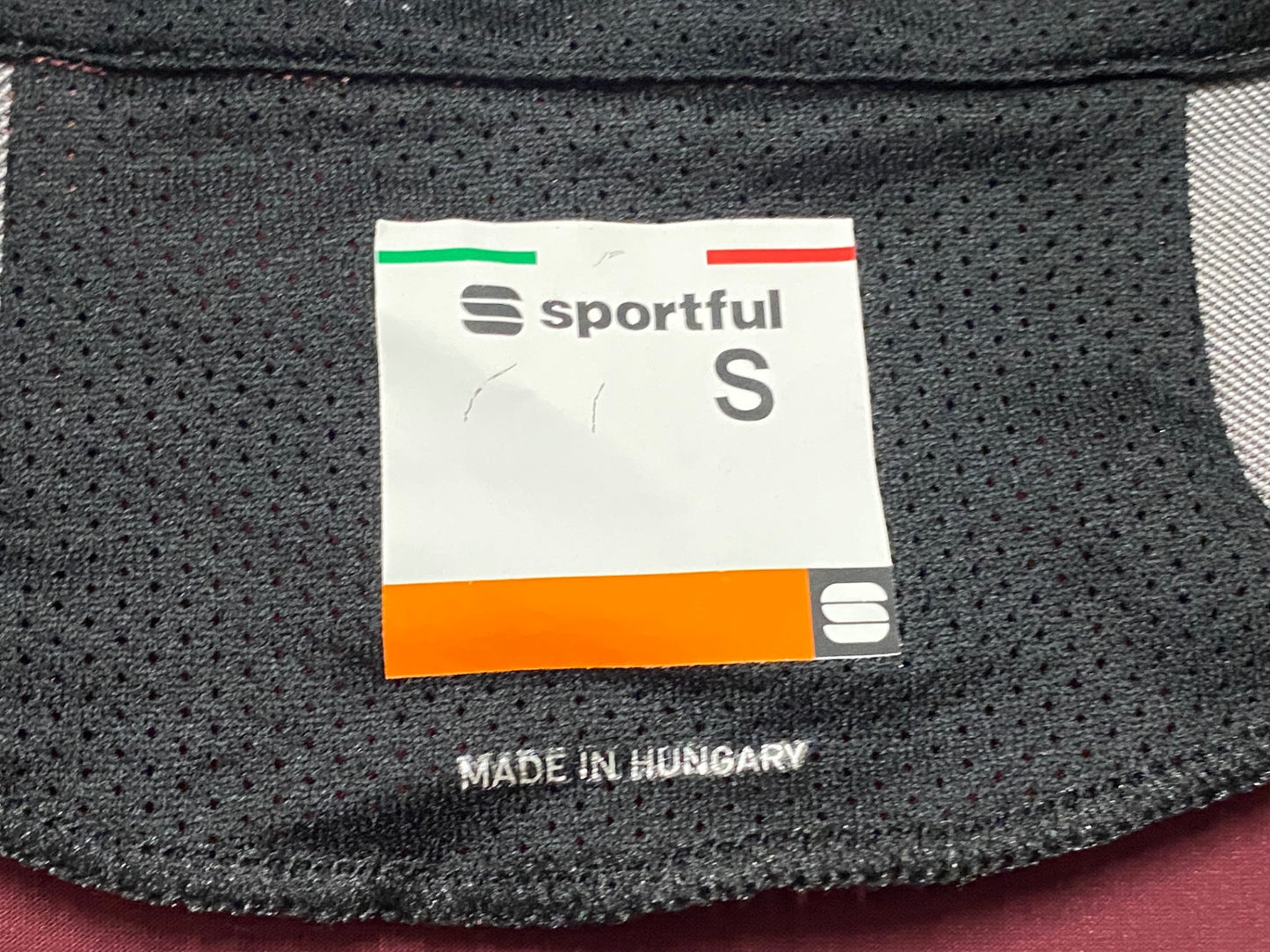 JB365 スポーツフル Sportful サイクルベスト ジレ バーガンディー S