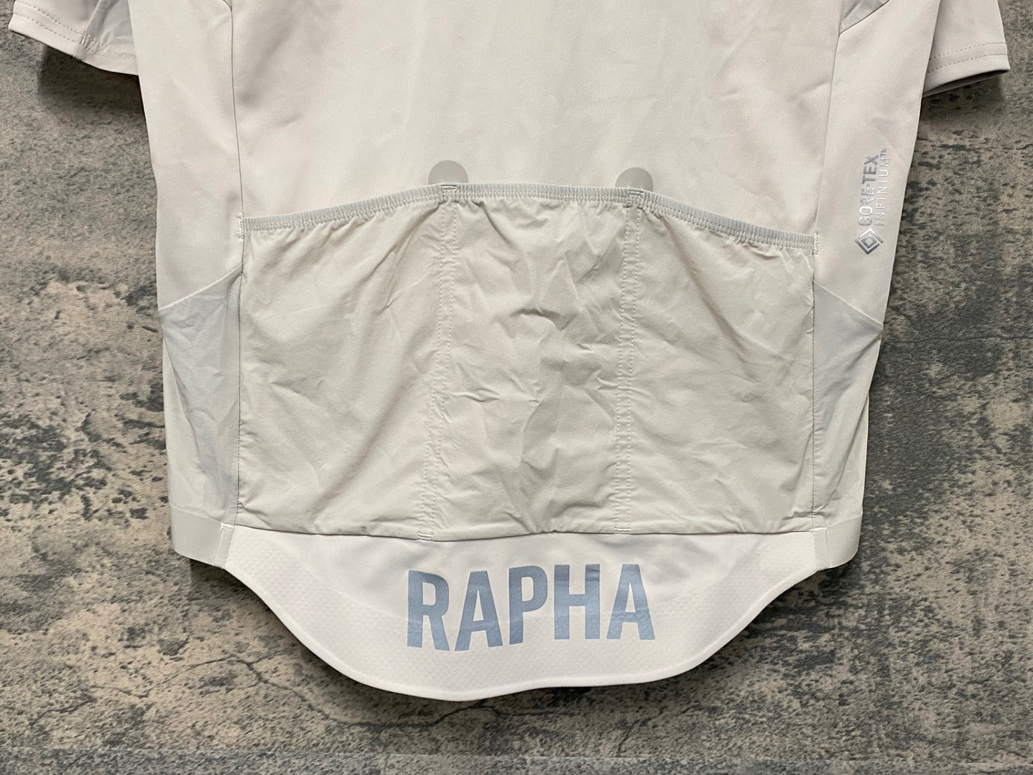 JA802 ラファ Rapha MEN'S PRO TEAM WINDSTOPPER JERSEY 半袖 サイクルジャージ 白 M GORE-TEX INFINIUM