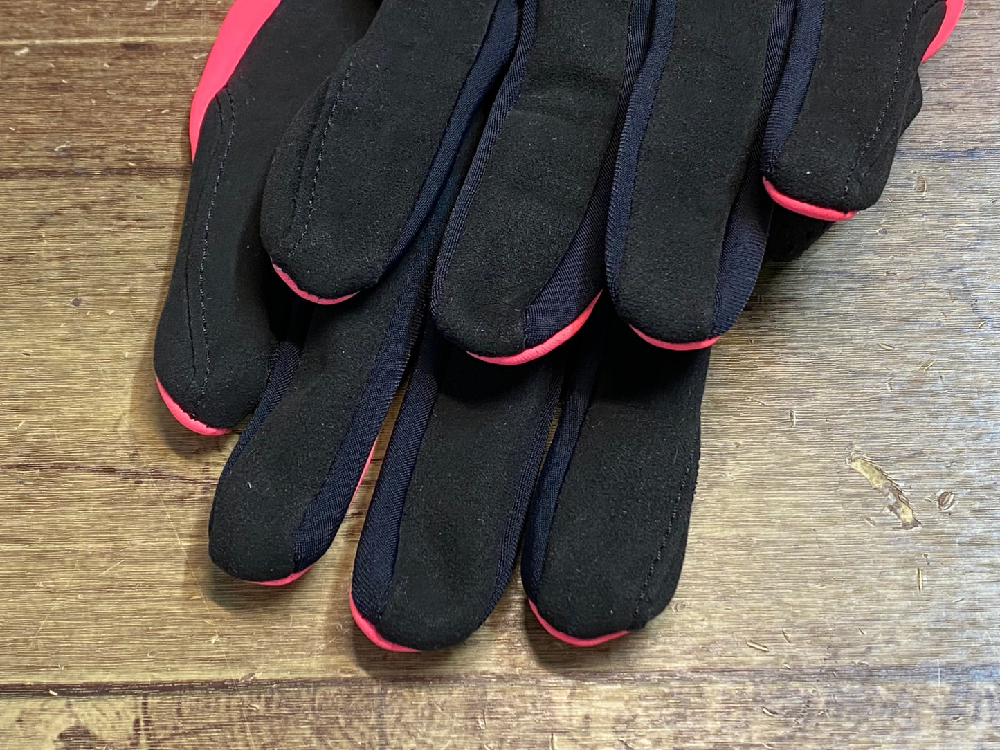 IJ085 ラファ Rapha BREVET REFLECTIVE GLOVES 長切 グローブ ピンク S ※ゴム切れ