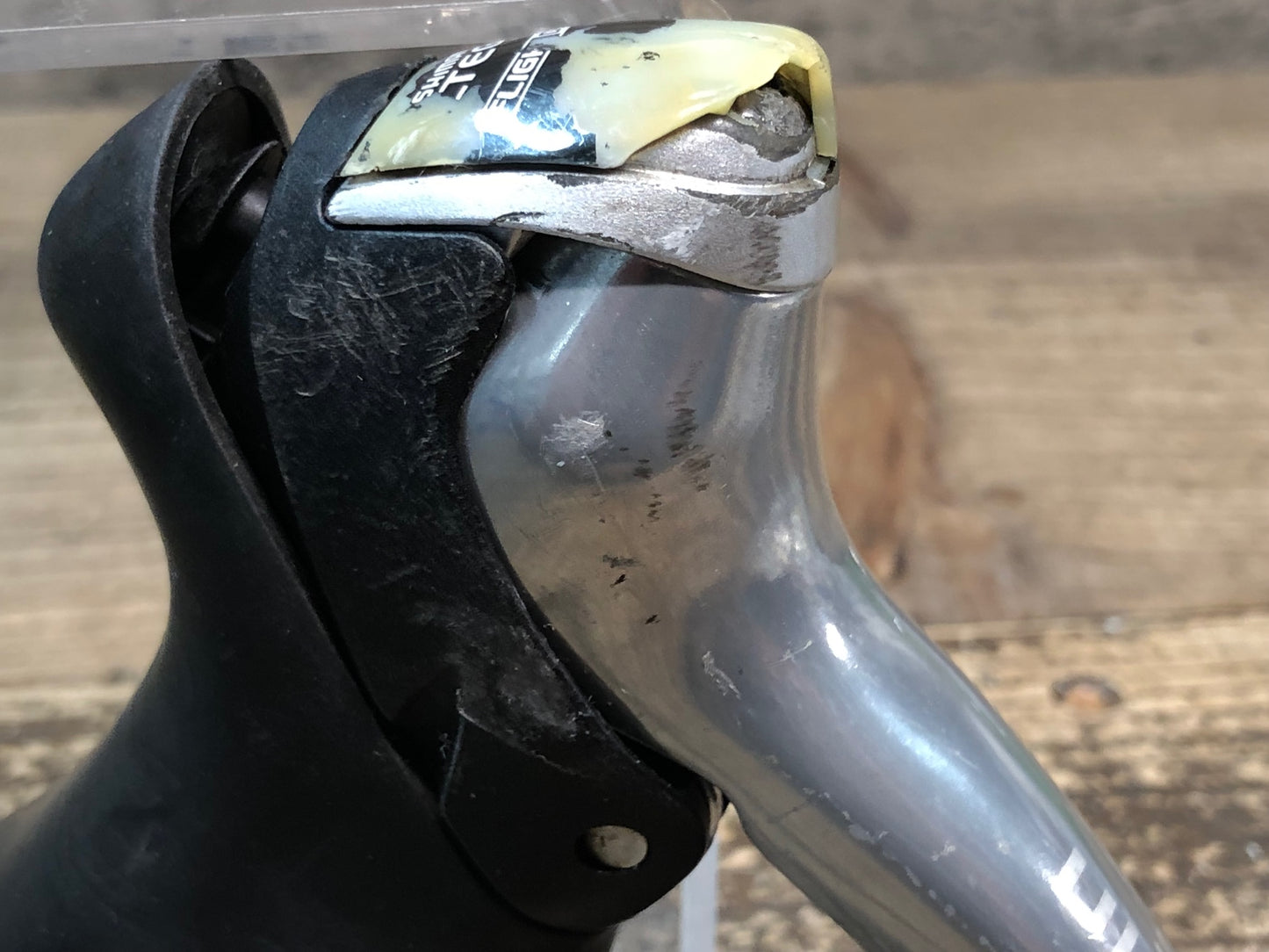 JA295 シマノ SHIMANO アルテグラ ULTEGRA ST-6510 STIレバー 2x9S ※プレート割れ