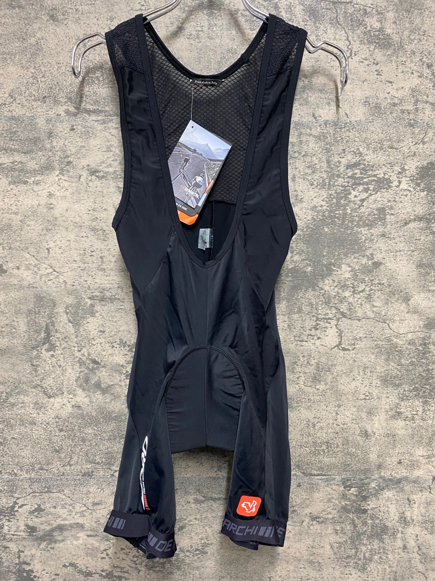 IX584 デマルキ De Marchi ビブショーツ 黒 S