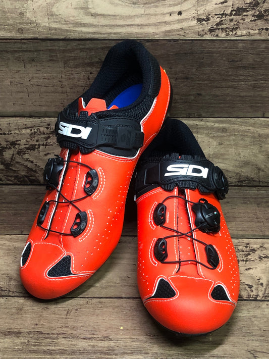 II033 シディ SIDI GENIUS 10 ビンディングシューズ 赤 EU40 SPD-SL