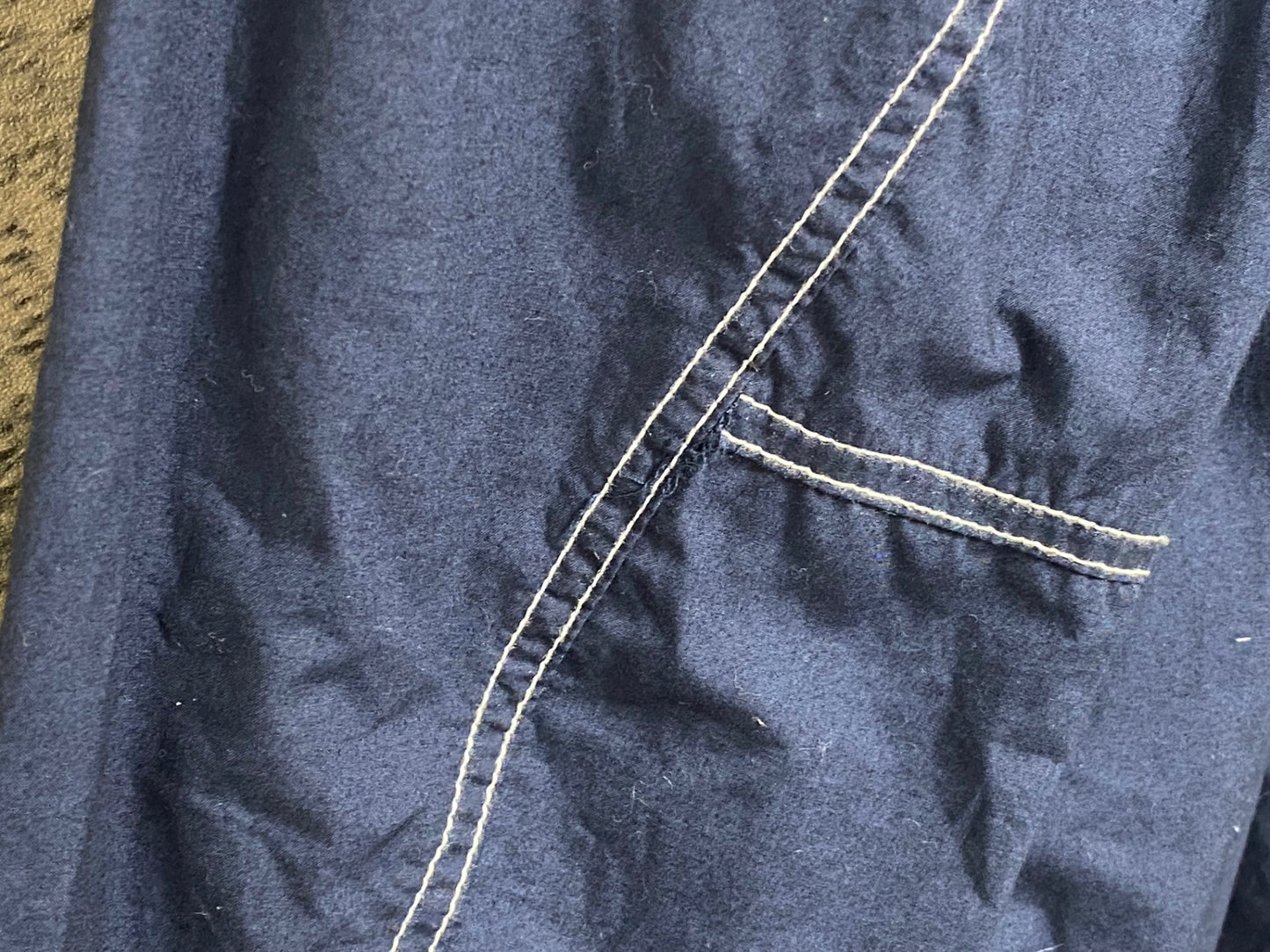 JC887 ナリフリ narifuri Typewriter pull breaker サイクルジャケット 紺 XL