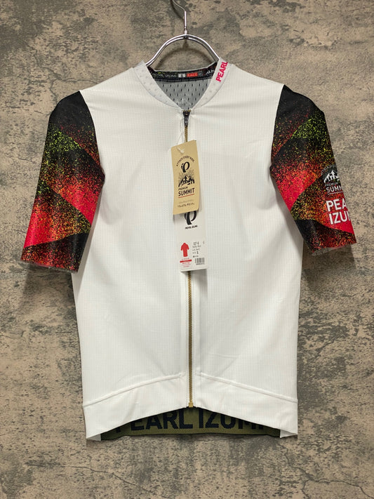 IZ952 パールイズミ PEARL iZUMi プレミアムサミット PREMIUM SUMMIT 半袖 サイクルジャージ 白 S