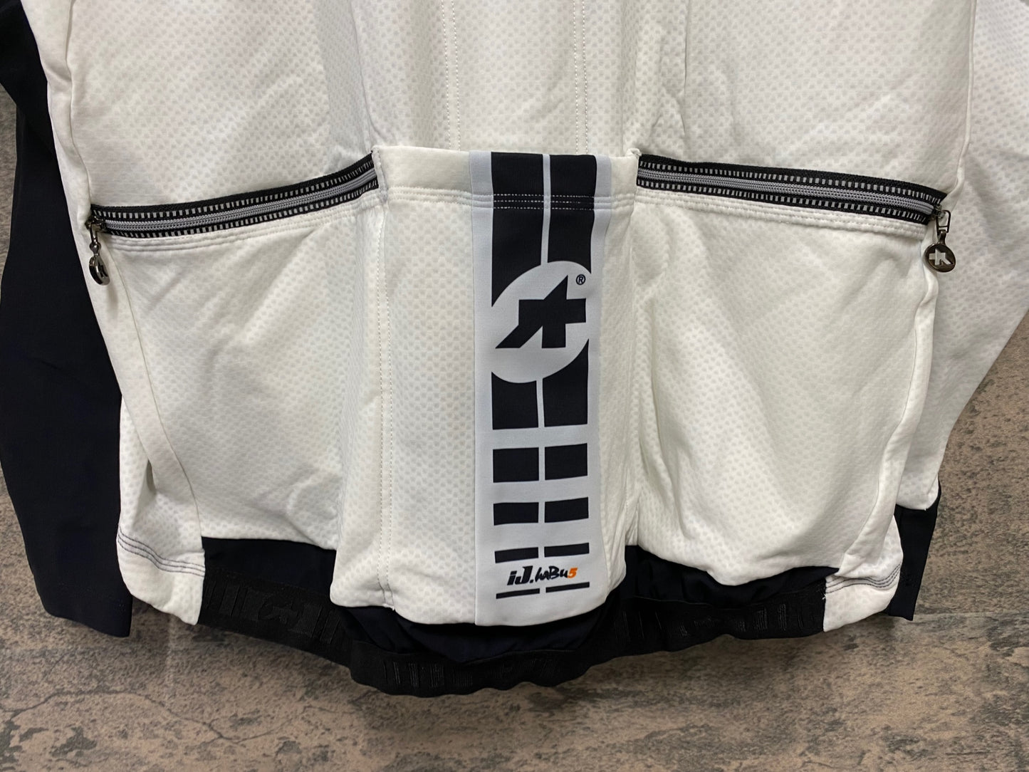 JA147 アソス assos iJ habu 5 WINTER JACKET 長袖サイクルジャケット 白黒 XL