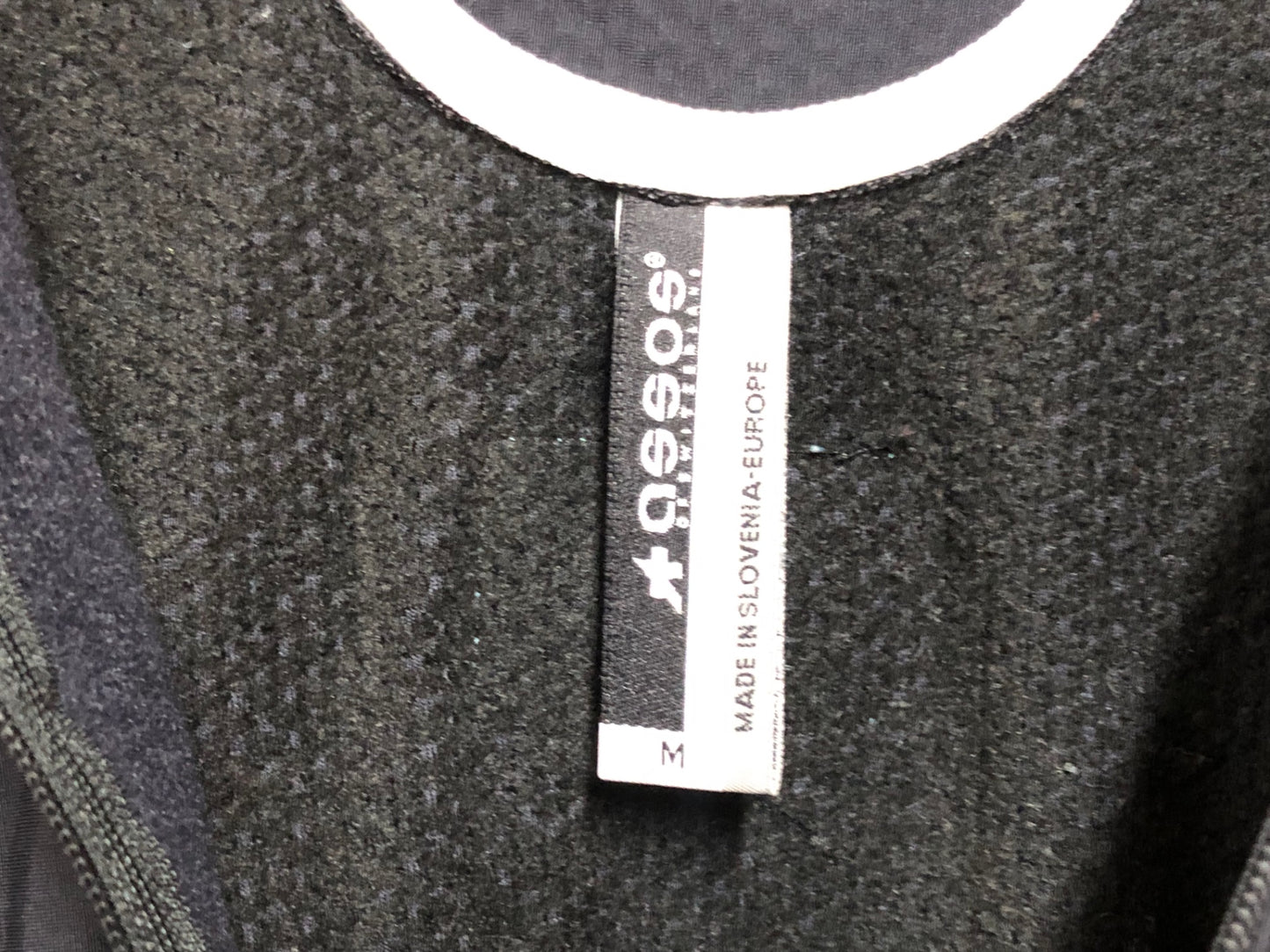 IO175 アソス assos iJ.tiBuru.4 長袖 サイクルジャージ 黒 白 M 裏起毛