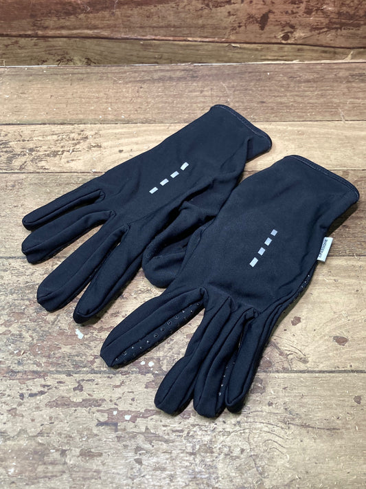 IO550 ラパッション la PASSIONE Mid Season Gloves 長指 サイクルグローブ 裏起毛 黒 M/L