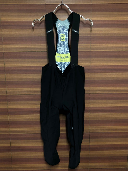 IO229 アソス assos Mille GT Spring Fall Knickers ビブニッカー 黒 M 裏起毛