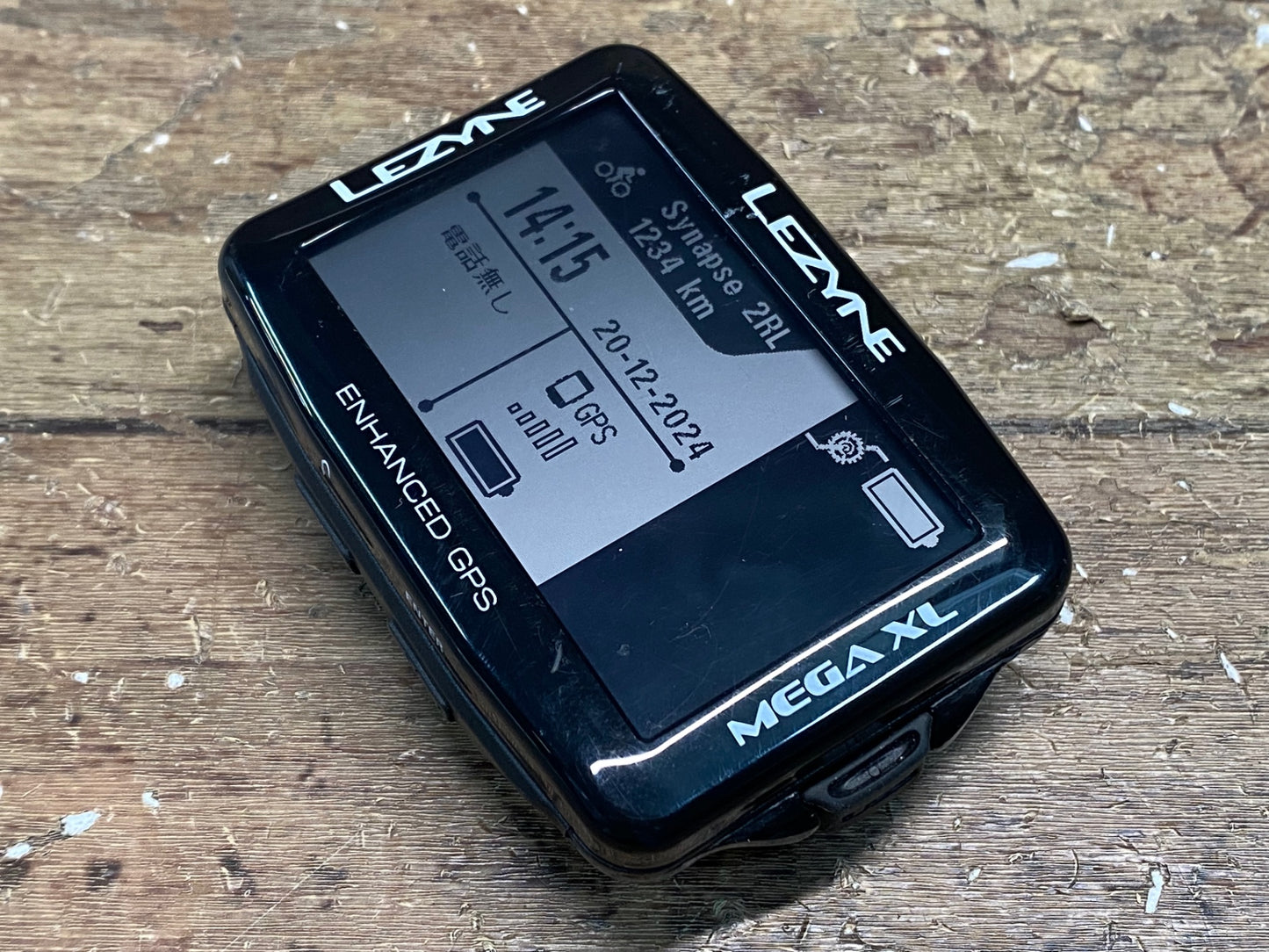 IM904 レザイン LEZYNE MEGA XL GPS サイクルコンピューター 動作確認済み