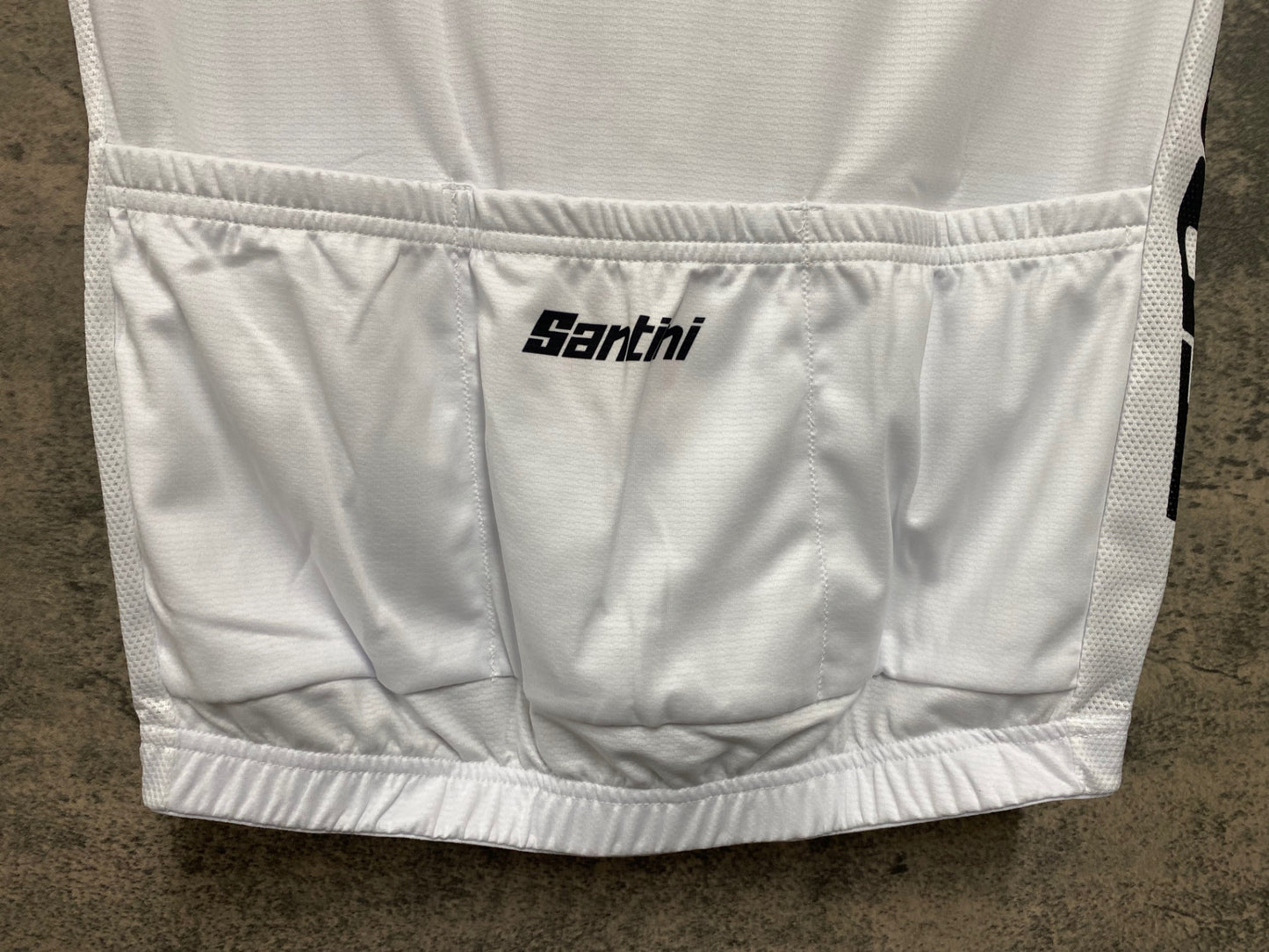 JD137 サンティーニ Santini 半袖サイクルジャージ 白 M TREK Segafredo 2022