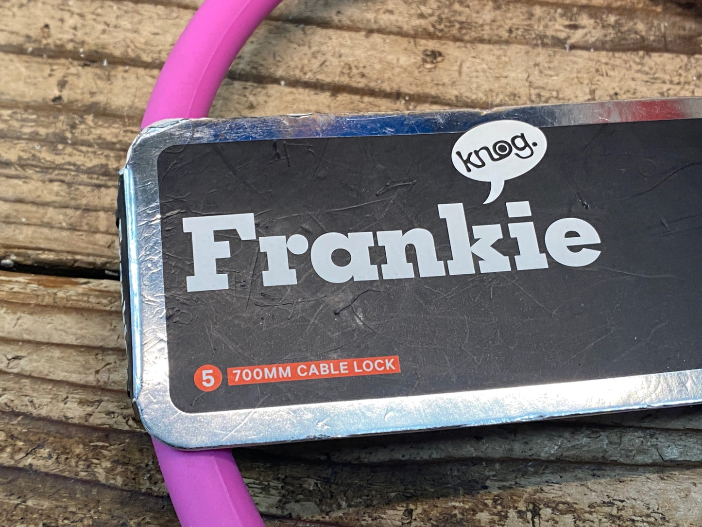 IL040 ノグ knog フランキー Frankie ケーブルロック 紫