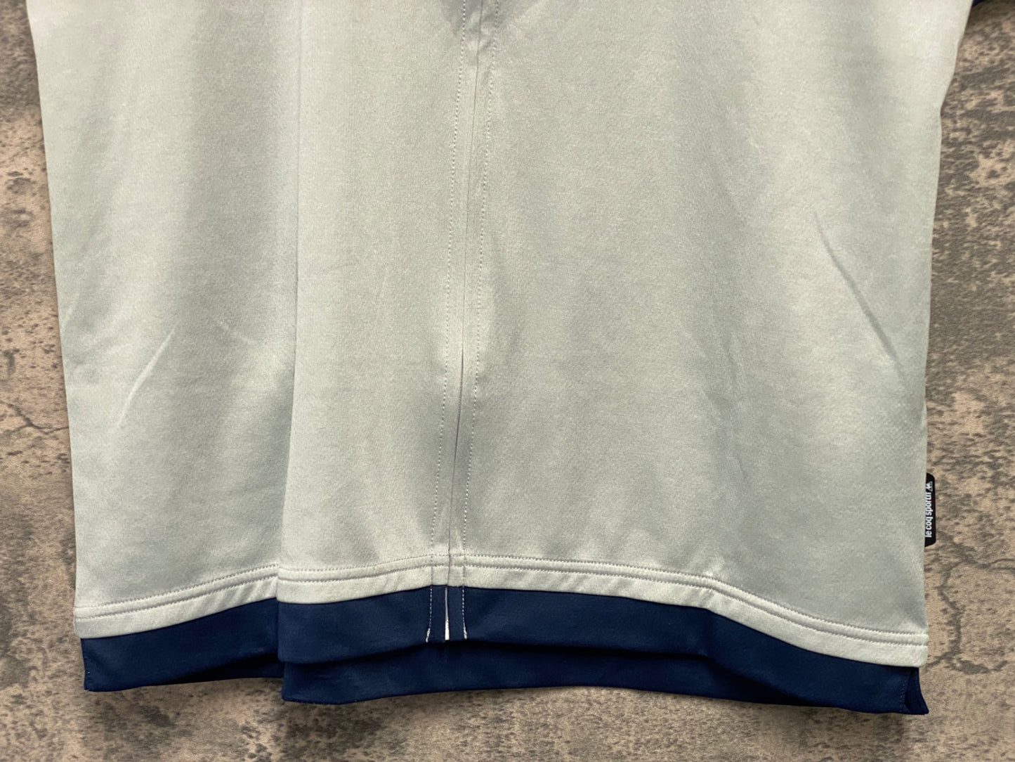 JC784 ルコックスポルティフ le coq sportif 半袖 サイクルジャージ ライトグレー L