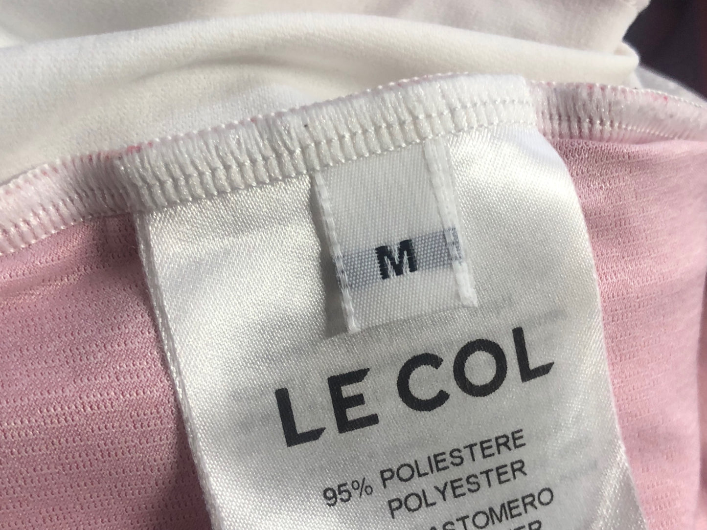 IX168 ルコル LE COL 半袖 サイクルジャージ 赤 白 M WIGGINS