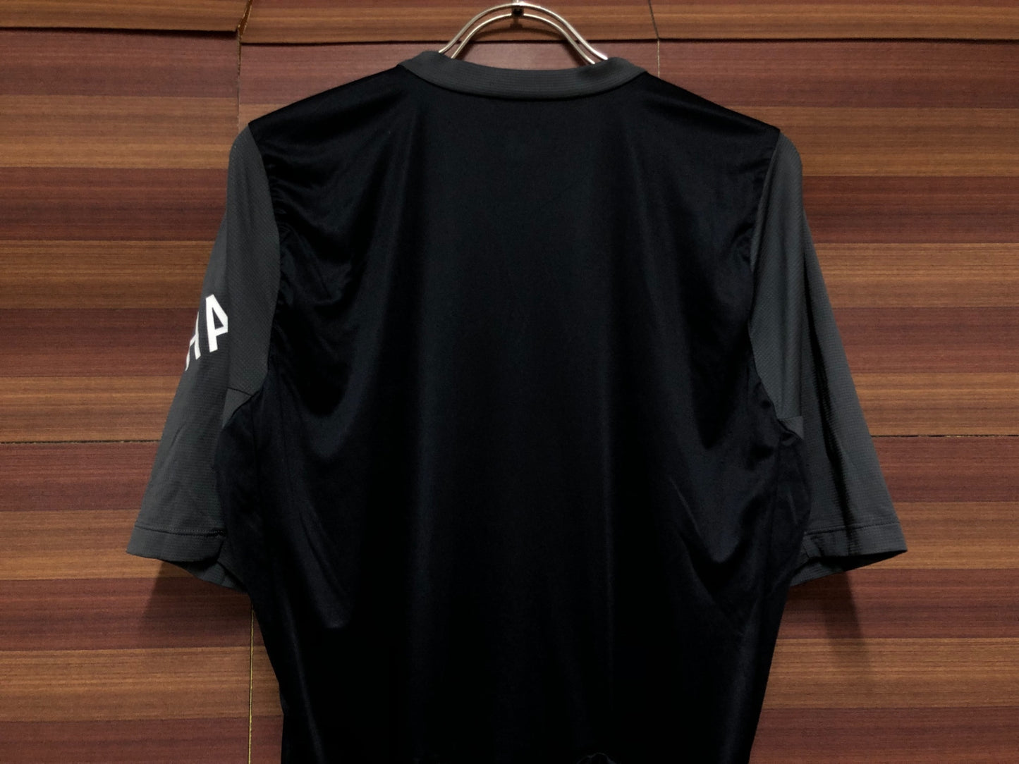 IU745 ラファ Rapha MENS PRO TEAM JERSEY 半袖 サイクルジャージ 黒 グレー XL