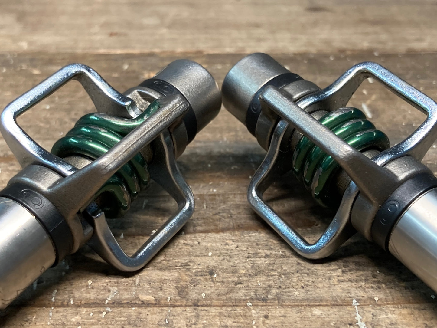 IP708 クランクブラザーズ CRANK BROTHERS EGGBEATER 2 ビンディングぺダル 緑