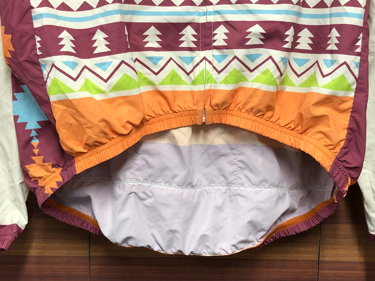 IT006 GSR Gear 長袖 ウィンドブレーカー ベージュ オレンジ L ゆるキャン△ 痛ジャージ