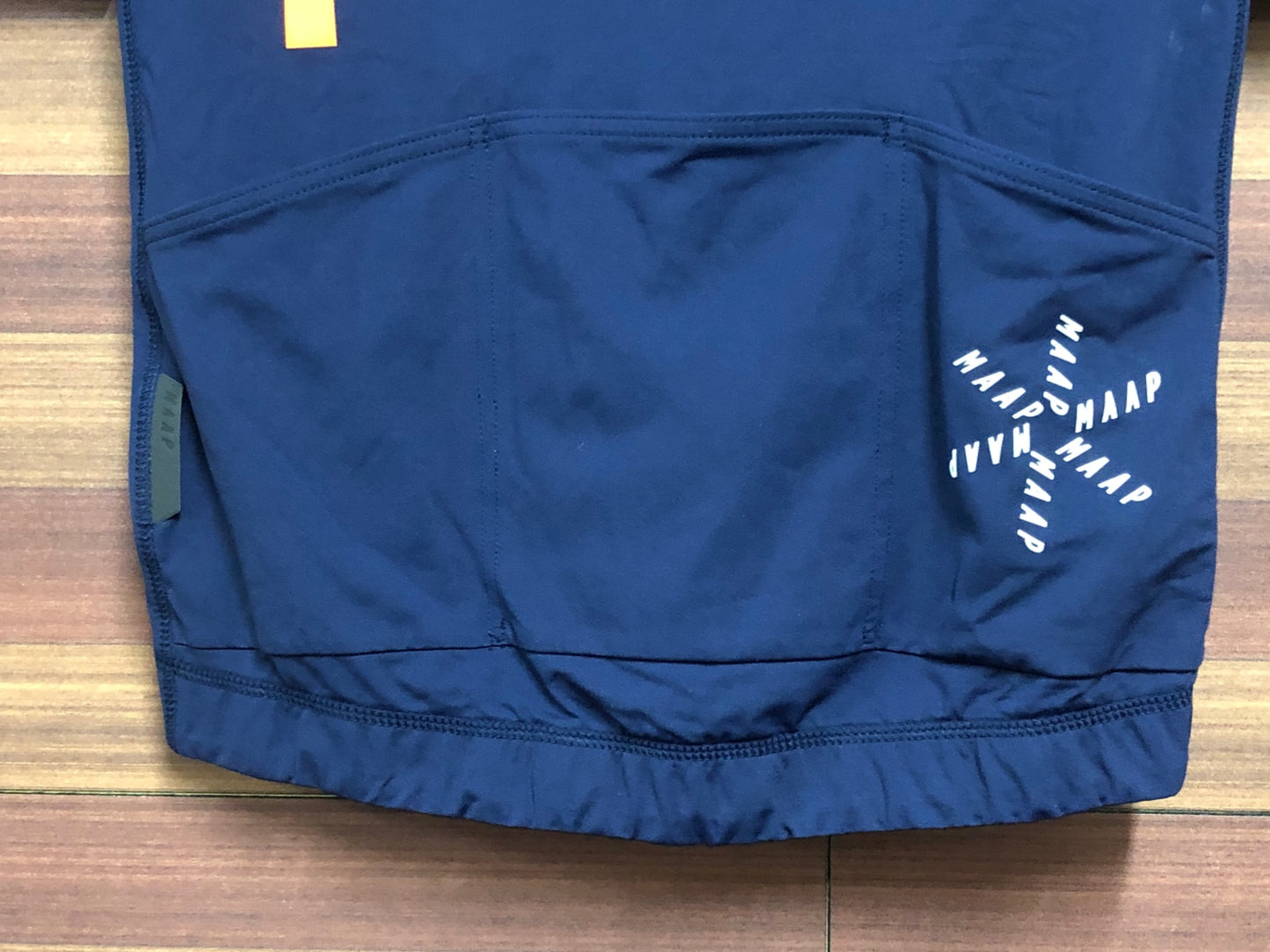 IJ665 マープ MAAP WOMEN'S TRAINING JERSEY 半袖 サイクルジャージ 紺 S 未使用