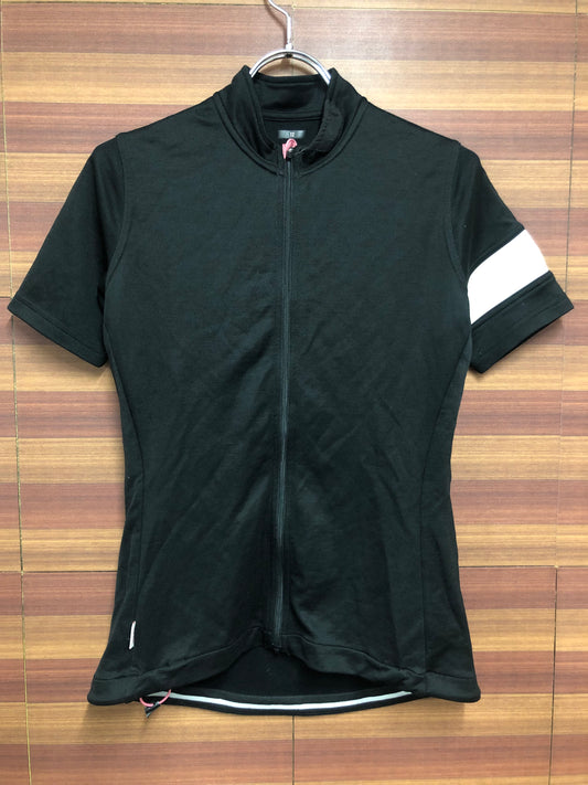 HH978 ラファ Rapha ウーマンズクラシックジャージ WOMEN'S CLASSIC JERSEY 白黒 12 レディース ほつれあり