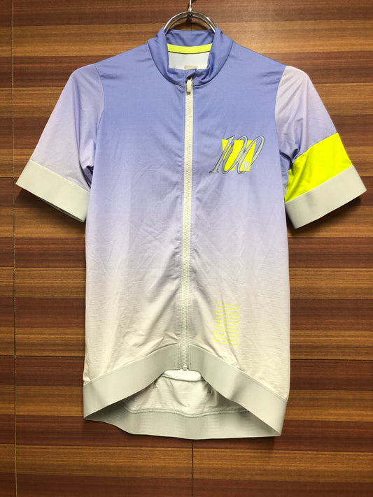 HH551 ラファ Rapha プロチームトレーニングジャージ WOMENS 100 PRO TEAM TRAINING JERSEY-NARI 半袖 紫 S ※ほつれ