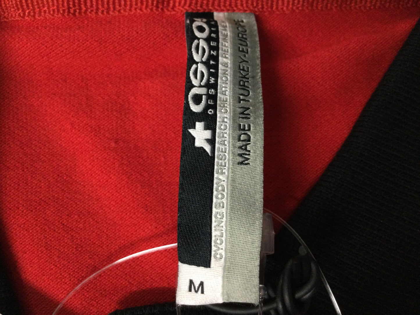 GE063 アソス assos SWISS CYCLING 半袖 ポロシャツ M 赤 ※新品、タグ付き