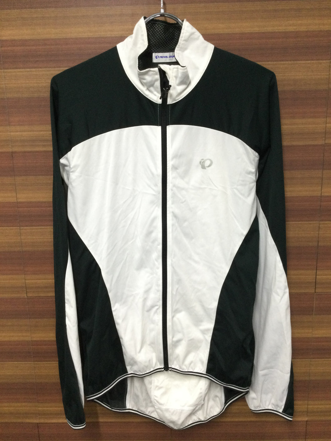 GV160 パールイズミ PEARL iZUMi 長袖 サイクルジャケット 白 黒 L ※汚れ