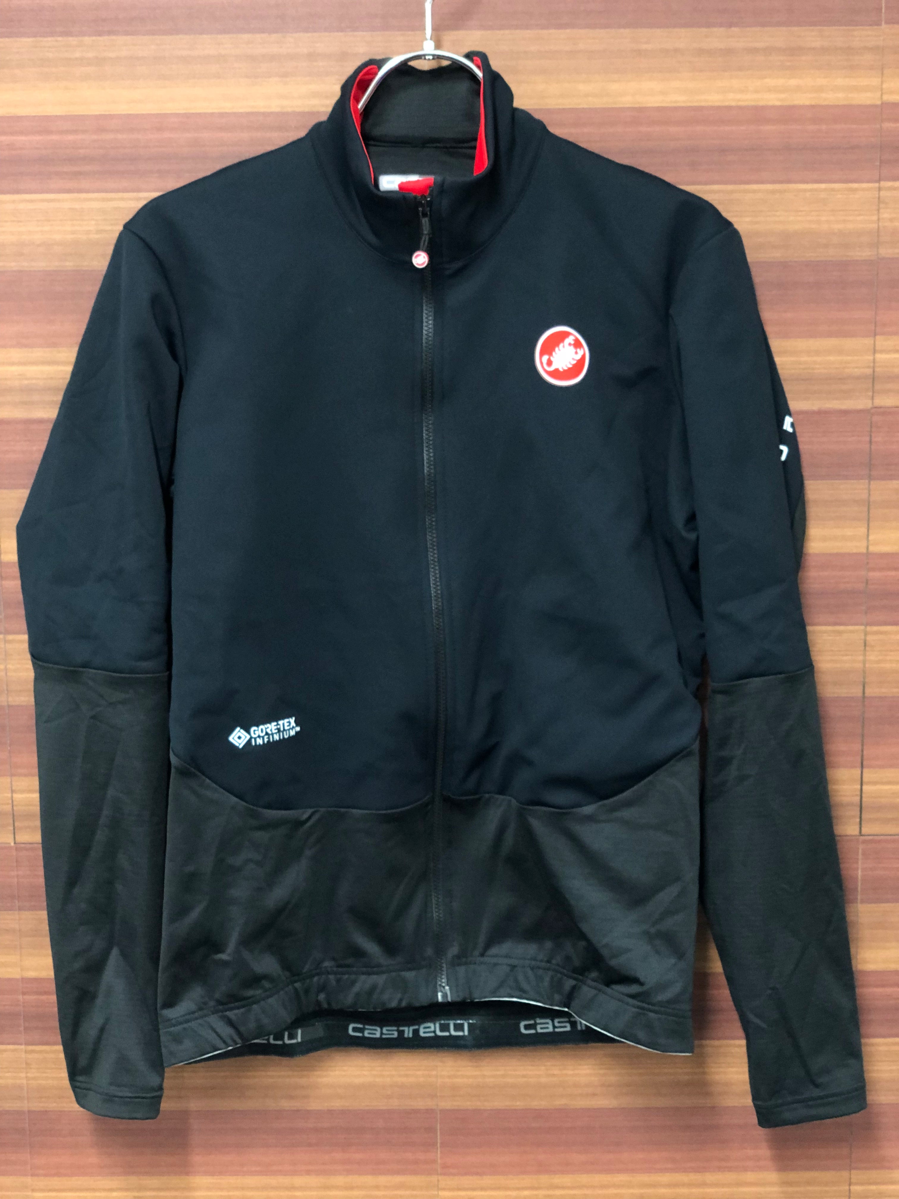 GY508 カステリ CASTELLI ロッソコルサ ROSSO CORSA 長袖 サイクルジャージ 黒 L GORE-TEX 裏起毛 – BICI  AMORE EQ STORE