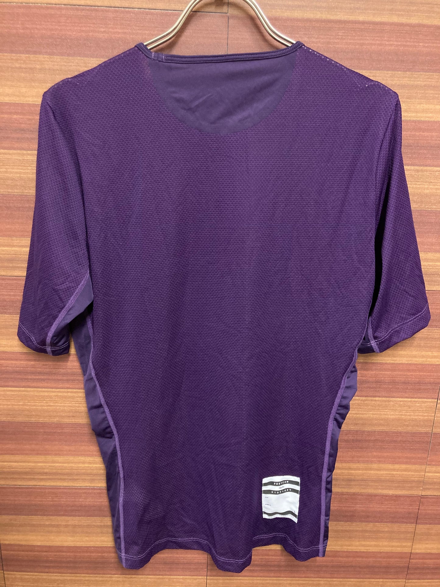 GW474 ラファ Rapha プロチーム ベースレイヤー PRO TEAM BASE LAYER SHORT SLEEVE 半袖 紫 L
