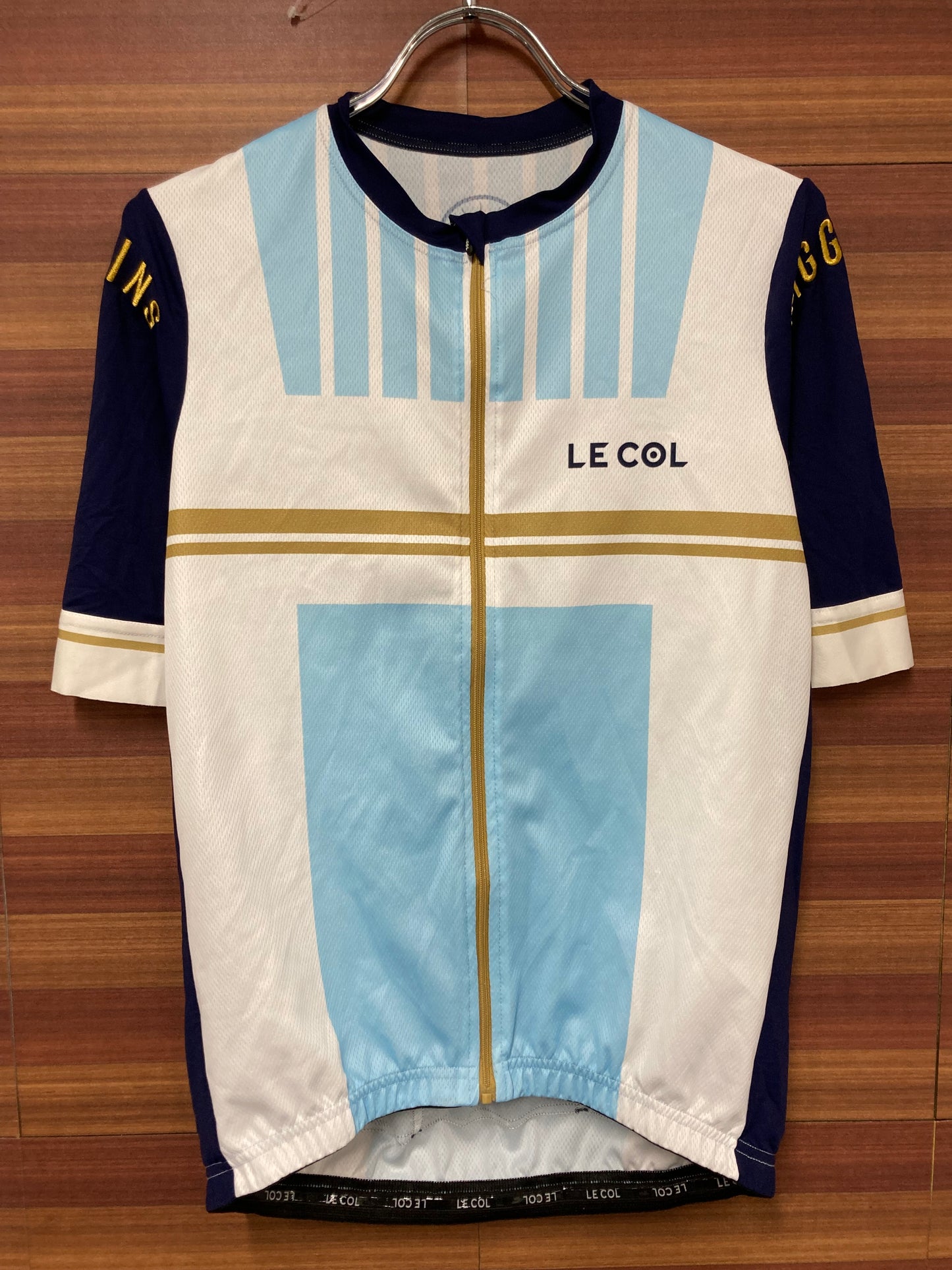 GF842 ルコル le col 半袖サイクルジャージ 白 L WIGGINS