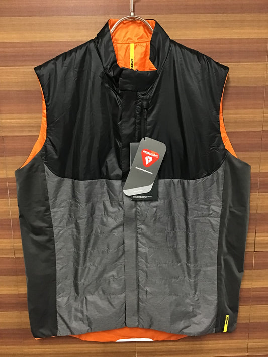 HO227 マビック MAVIC ALLROAD INSULATE VEST サイクルベスト 黒グレー XL PERTEX Y FUSE