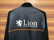 画像をギャラリービューアに読み込む, GC634 リオンドカペルミュール Lion de KAPELMUUR 長袖 サイクルジャージ M 黒 裏起毛
