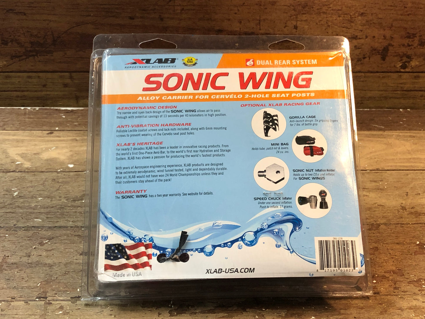 FI651 エックスラボ XLAB SONIC WING DUAL REAR HYDRATION 赤