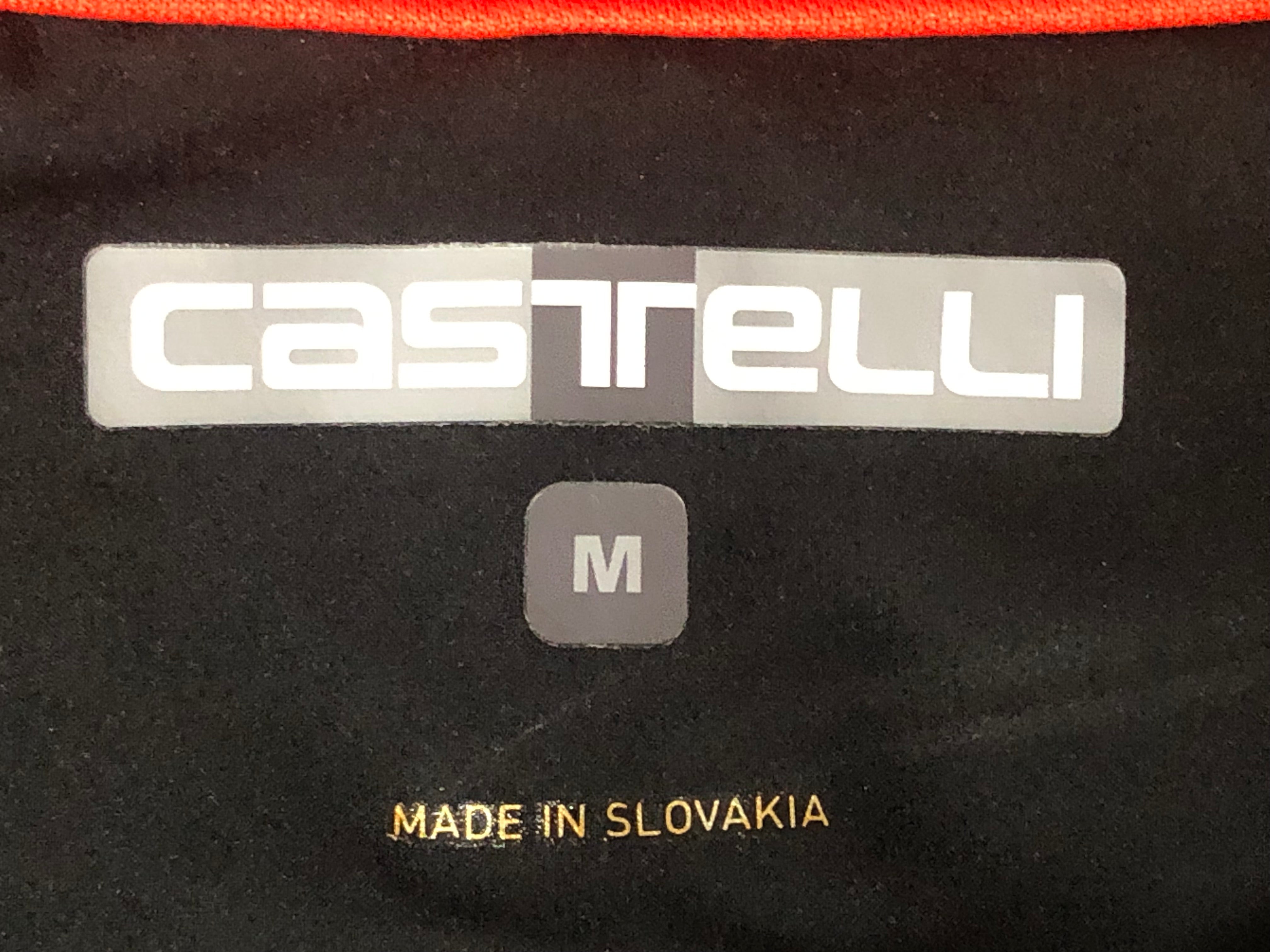 HC384 カステリ Castelli Perfetto ROS 長袖 サイクルジャケット M 防風 グレー