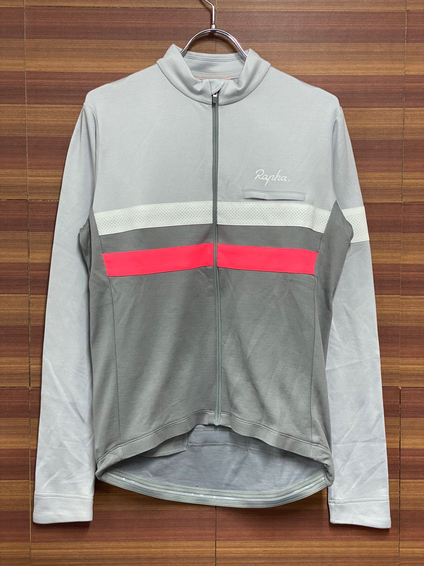 HP322 ラファ Rapha BREBET LONG SLEEVE JERSEY 長袖 グレー M