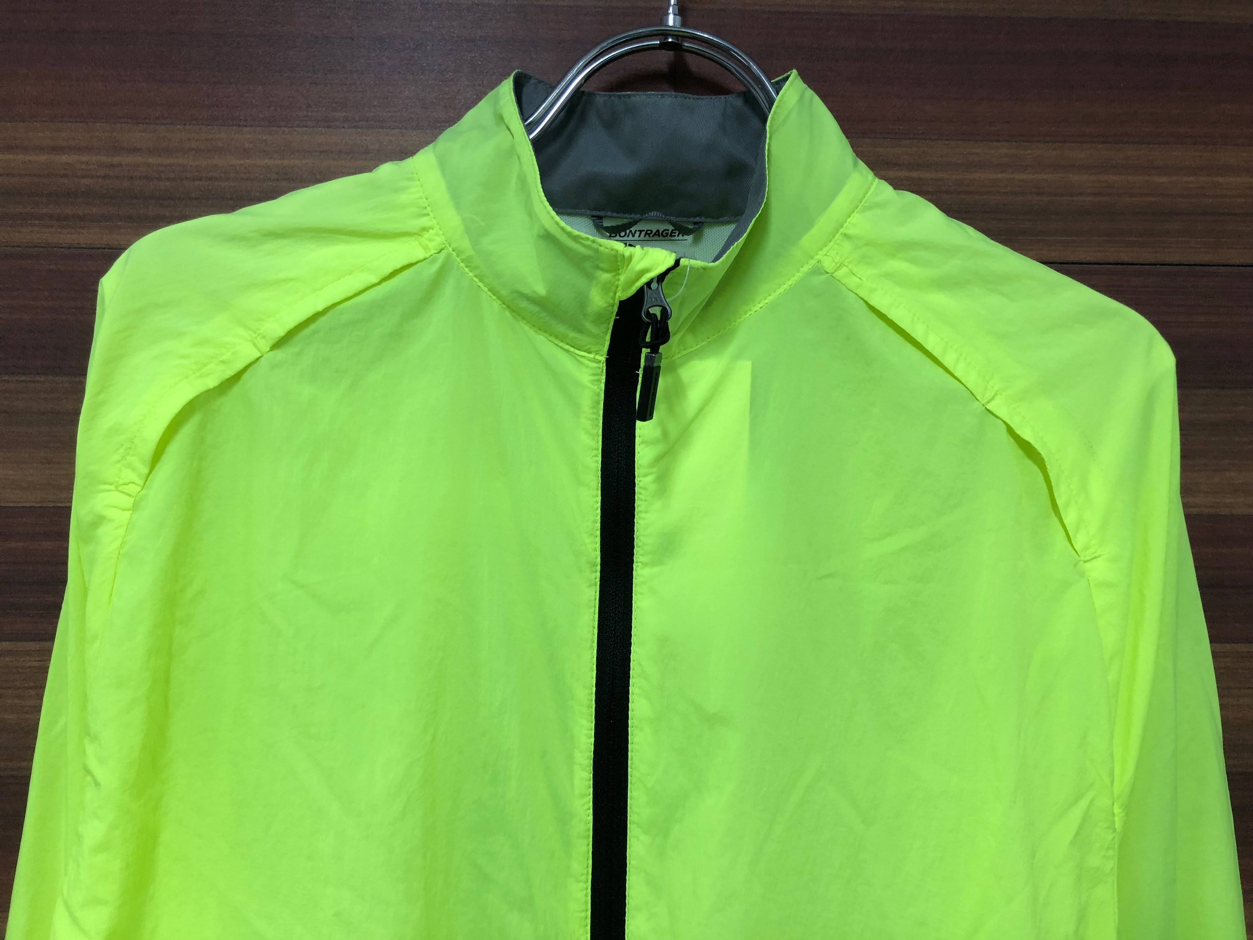 GG859 ボントレガー BONTRAGER Circuit Wind Jacket ウィンドブレーカー 黄緑 XS