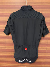 画像をギャラリービューアに読み込む, GE807 カステリ CASTELLI ゴアウィンドストッパー ロッソコルサ 半袖 サイクルジャージ 黒 L 使用感あり

