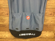 画像をギャラリービューアに読み込む, FJ575 カステリ castelli gabba ゴアウィンドストッパー 半袖 サイクルジャージ ブルーグレー L タグカット
