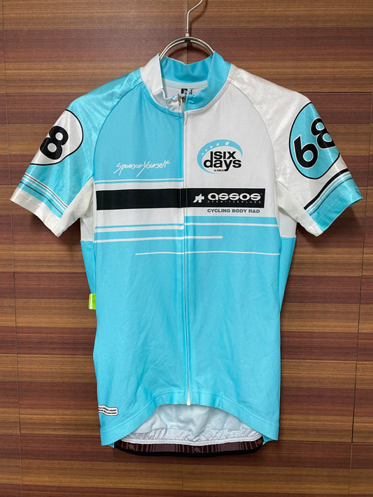 FQ067 アソス assos 半袖サイクルジャージ 白水色 XS レディース