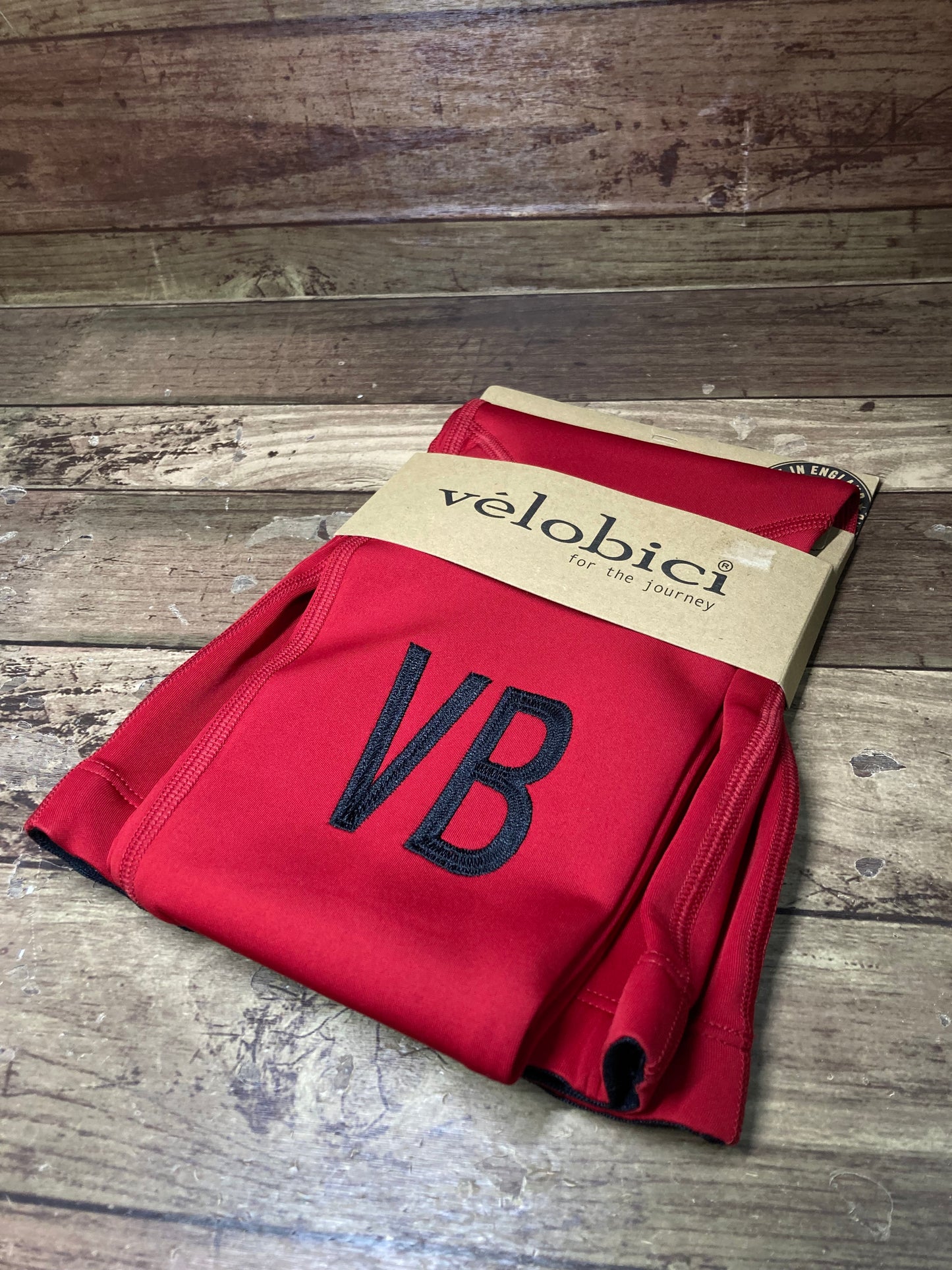 HM309 VELOBICI ヴェロビチ Zip Thermal Legwarmers レッグウォーマー Velvet Red 赤 L