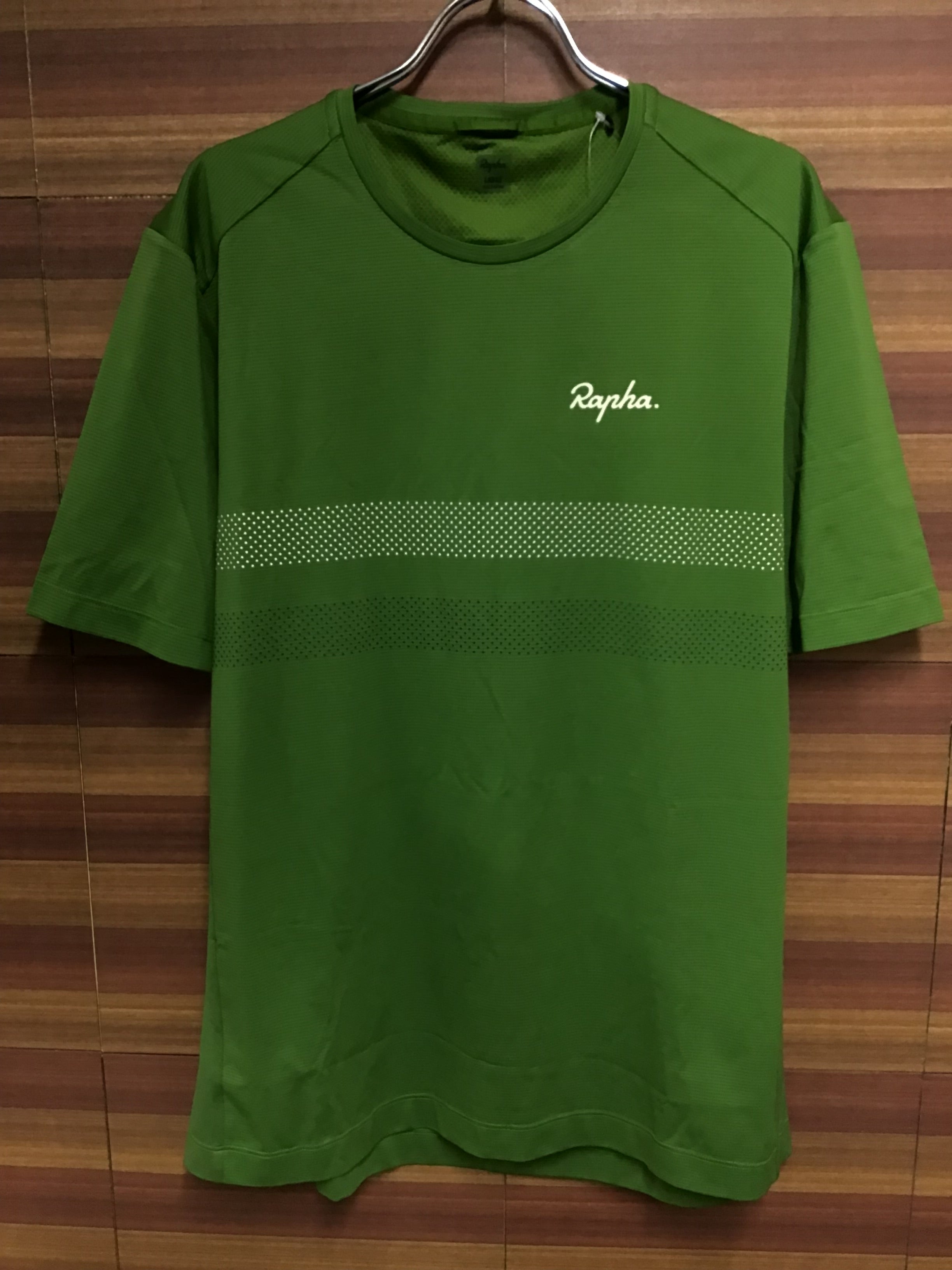 HK470 ラファ Rapha エクスプロア テクニカルTシャツ EXPLORE TECHNICAL T-SHIRT 半袖 緑 L