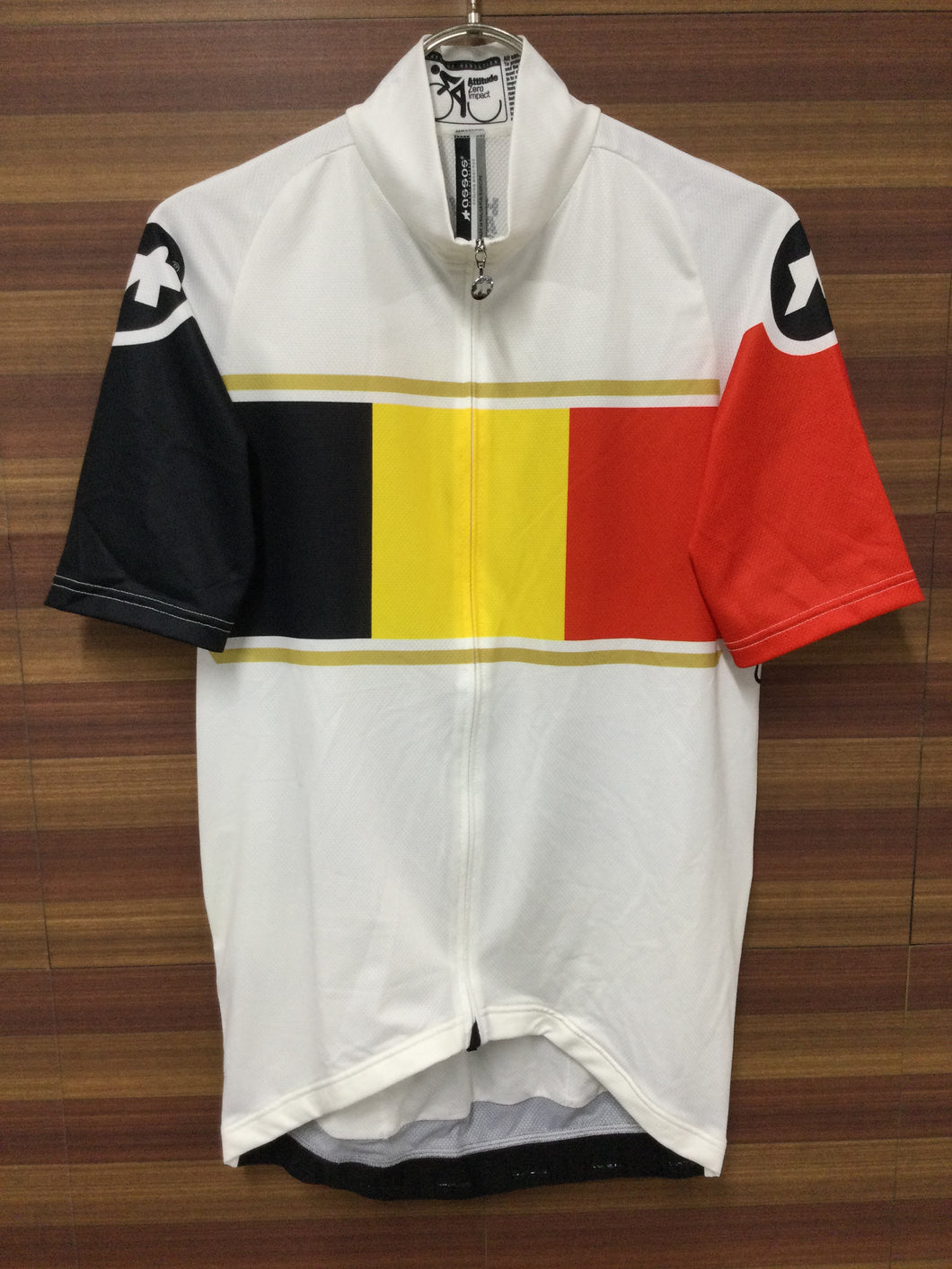 GU091 アソス assos 半袖 サイクルジャージ Mサイズ 白