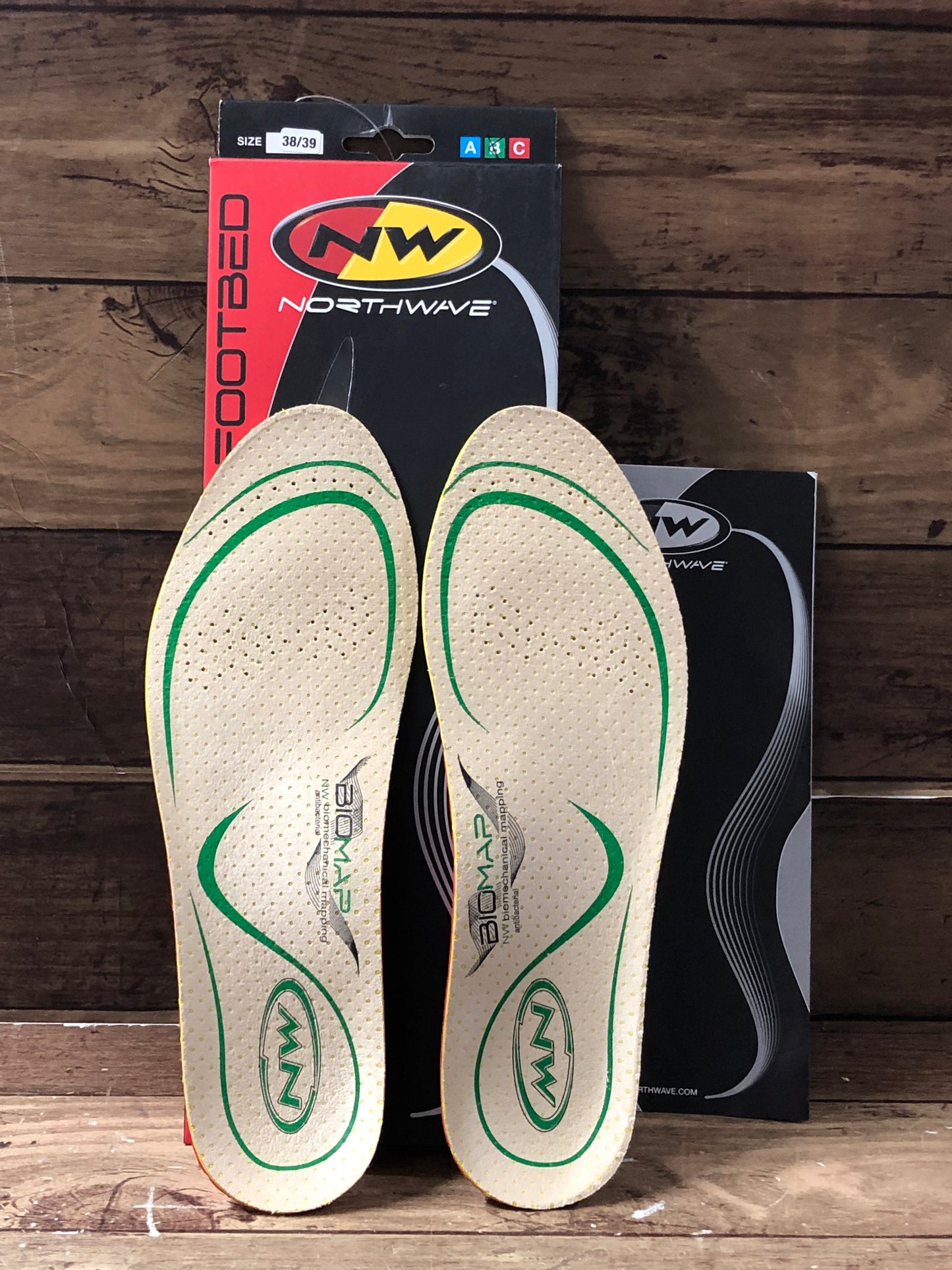 GJ927 ノースウェーブ NORTHWAVE FOOTBED インソール 38/39