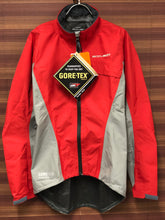 画像をギャラリービューアに読み込む, GK797 シマノ SHIMANO ACCU3DM MTB GORE TEX PACLITE レインジャケット 赤 S
