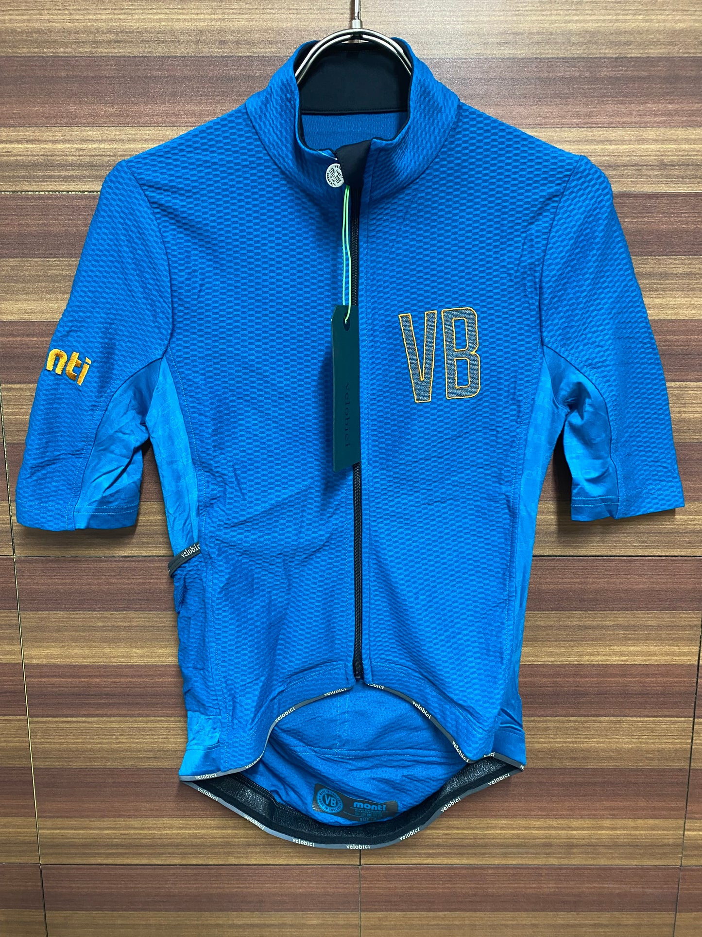 HM196 VELOBICI ヴェロビチ Monti SS Jersey サイクルジャージ Lagoon Lagoon 青 XS