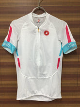 画像をギャラリービューアに読み込む, GT500 カステリ castelli サイクルジャージ rossocorsa 半袖 白 M ※ほつれ

